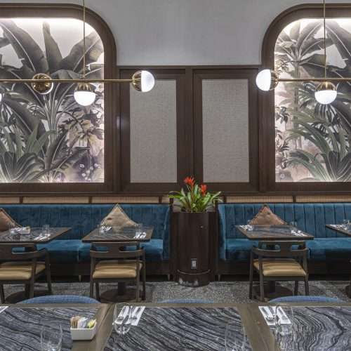 Blue Hotel Dining Tables